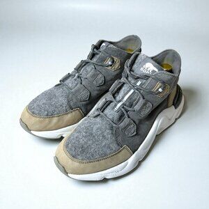 Sorel Kinetic Breakthru Caribou Waterproof Gray Boots - Women's Size 10